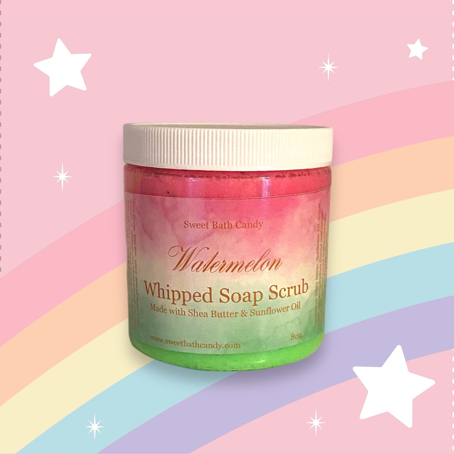 Watermelon Whipped Soap Scrub