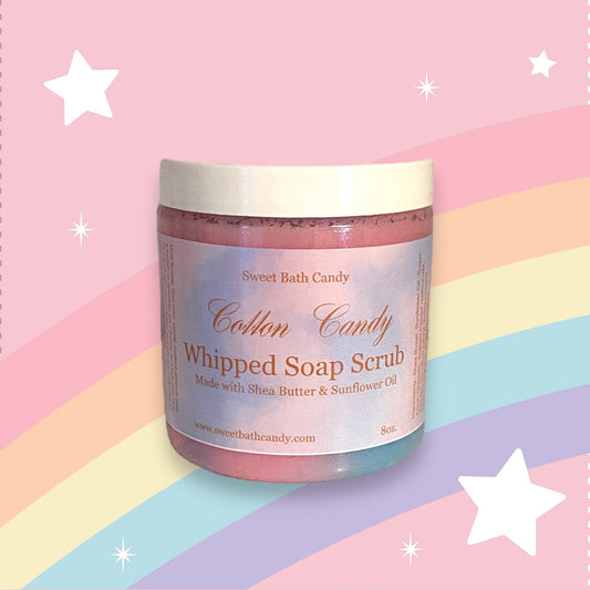 Cotton Candy Whipped Soap Scrub