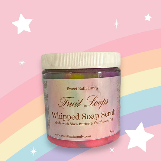 Fruit Loops Whipped Soap Scrub